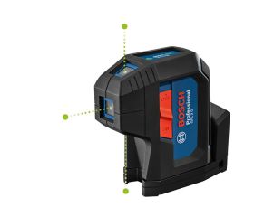 Bosch Professional láser de 3 puntos GPL 3 G (láser verde, alcance: hasta 30 m, estuche)