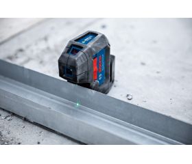 Bosch Professional láser de 3 puntos GPL 3 G (láser verde, alcance: hasta 30 m, estuche)