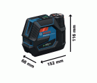 Láser combinado GCL 12V-50-22 CG