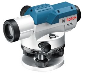 Bosch Professional Nivel Óptico GOL 26 D (aumento 26x, unidad de medida: 360 grados, alcance: hasta 100 m, en maletín de transporte)