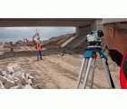 Bosch Professional Nivel Óptico GOL 26 D (aumento 26x, unidad de medida: 360 grados, alcance: hasta 100 m, regla graduada GR 500, trípode BT 160, en maletín de 