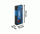 Bosch Professional Receptor láser LR 60 (soporte para receptores RB 60, 2 pilas AA, alcance: radio de hasta 300 m, ideal para el láser giratorio GRL 600 CHV)