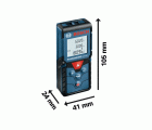 Bosch Professional Medidor láser de distancia GLM 40 (función de memoria, máx. distancia: 40 m, 2 pilas de 1,5 V, funda)