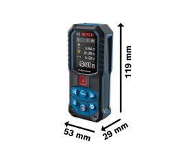 Bosch Professional medidor láser GLM 50-27 C (alcance: hasta 50 m, robusto, IP65, transferencia de datos mediante Bluetooth, 2 pilas AA, correa de sujeción, est