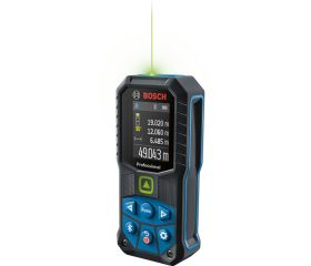 Bosch Professional medidor láser GLM 50-27 CG (láser verde, alcance: hasta 50 m, robusto, IP65, transferencia de datos mediante Bluetooth, 2 pilas AA, correa de