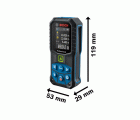 Bosch Professional medidor láser GLM 50-27 CG (láser verde, alcance: hasta 50 m, batería LI-Ion de 3,7 V, cable USB, robusto, IP65, transferencia de datos Bluet