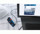 Bosch Professional Medidor Láser GLM 150-27 C (cámara integrada, batería de 3,6 V integrada, alcance: hasta 150 m, robusto, IP54, ±1,5 mm*, correa de sujeción, 
