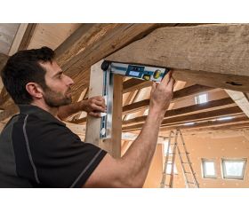 Bosch Professional Medidor digital de ángulos GAM 220 MF (cálculo de ángulos de inglete, margen de medición: 0 - 220º, longitud: 40 cm)