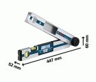 Bosch Professional Medidor digital de ángulos GAM 220 MF (cálculo de ángulos de inglete, margen de medición: 0 - 220º, longitud: 40 cm)