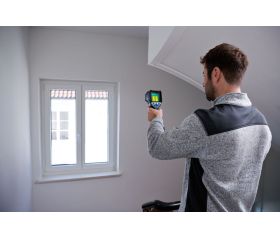 Bosch Professional 12V System Cámara Térmica GTC 600 C (sin batería ni cargador, con aplicación, rango de temperatura: de -20 °C a +600 °C, resolución: 256 x 19