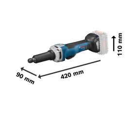 Amoladora recta a batería GGS 18V-23 PLC