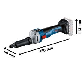 Amoladora recta a batería GGS 18V-10 SLC