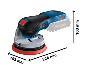 Lijadora excéntrica a batería GEX 18V-125