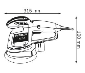 Lijadora excéntrica GEX 34-150