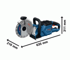 Cortar y amolar sin cables GCS 18V-230
