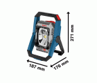 Linterna a batería GLI 18V-2200 C