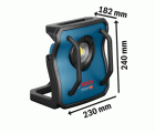 Linterna a batería GLI 18V-4000 C