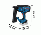 Grapadora de madera a batería GTH 18V-38 M