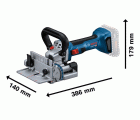 Fresadora engalletadora GFF 18V-22