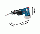 Sierra sable de batería GSA 18 V-LI
