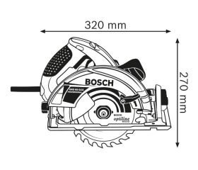 Sierra circular GKS 65 GCE