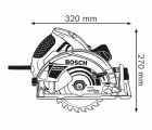 Sierra circular GKS 65 GCE