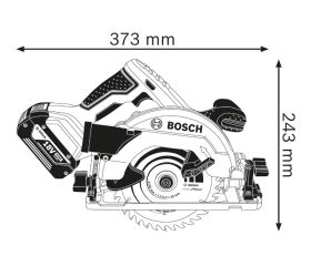 Sierra circular a batería GKS 18V-57 G