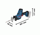 Sierra sable de batería GSA 18V-LI C