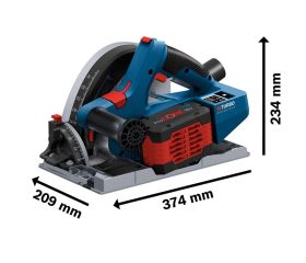 Sierra de inmersión BITURBO a batería GKT 18V-52 GC