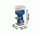 Fresadora de superficie GLF 18V-8
