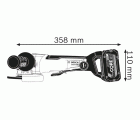 Miniamoladora X-LOCK a batería GWX 18V-10 SC