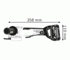 Miniamoladora X-LOCK a batería GWX 18V-10 PSC