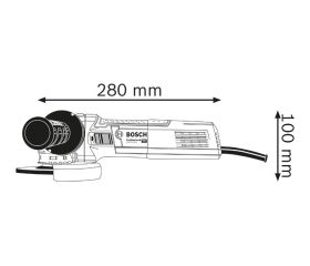 Miniamoladora X-LOCK GWX 9-125 S