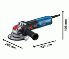 Miniamoladora X-LOCK GWX 14-125 S