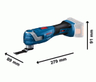 Multiherramienta a batería GOP 18V-34