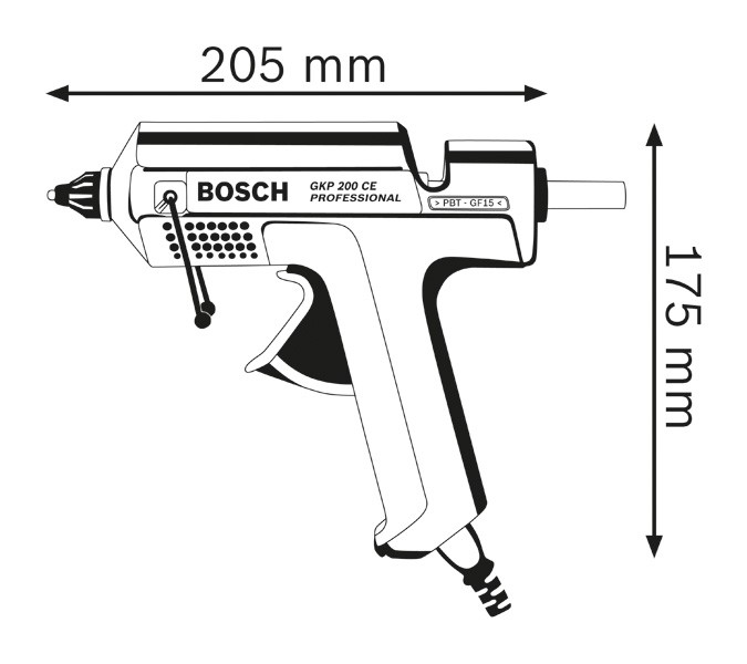 Pistola de pegar GKP 200 CE