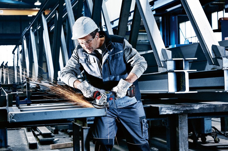 Miniamoladora X-LOCK BITURBO a batería GWX 18V-15 SC