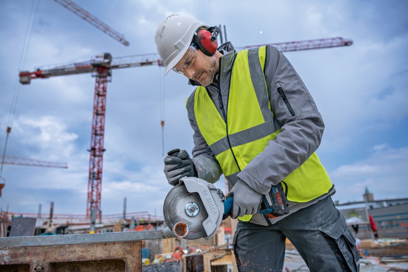 Miniamoladora BITURBO a batería GWS 18V-180 P