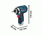 Atornillador de impacto a batería GDR 12V-105