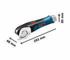Tijera universal a batería GUS 12V-300