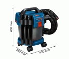 Aspirador a batería GAS 18V-10 L