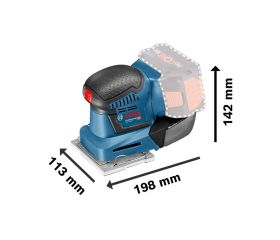 Lijadora orbital a batería GSS 18V-10