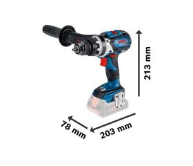 Taladro con percusión a batería GSB 18V-110 C