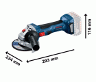 AMOLADORA ACCU GWS 18V-7