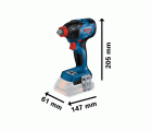 Atornillador/llave de impacto a batería GDX 18V-210 C
