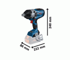 Atornillador de impacto a batería GDS 18V-1050 HC