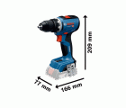 Atornillador a batería GSR 18V-65