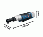 Llave de carraca a batería GRC 12V-60 3/8 SN