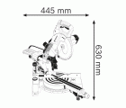 Ingletadora telescópica GCM 800 SJ