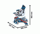 Ingletadora telescópica GCM 305-254 D